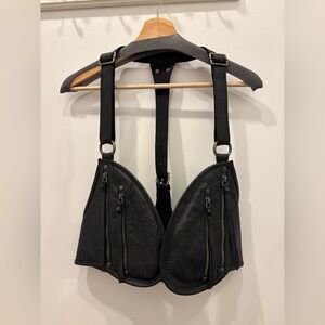 Free People Olympia Leather Harness Bag